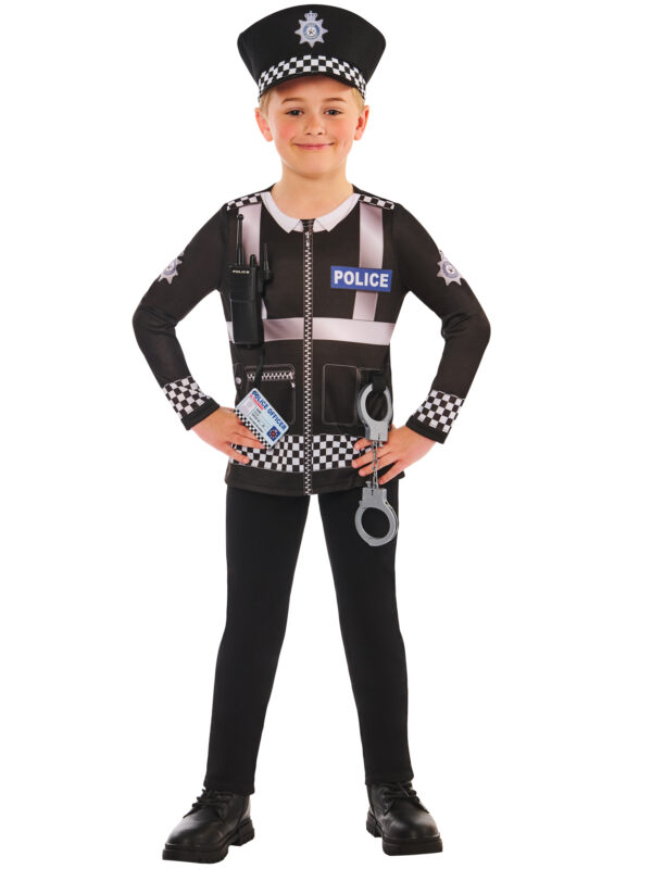 Child Police Costume Set