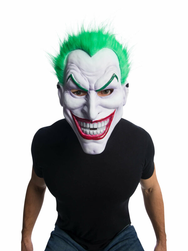 Joker Mask With Plush Hair