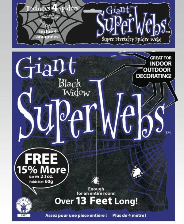 Spider Webbing - Black